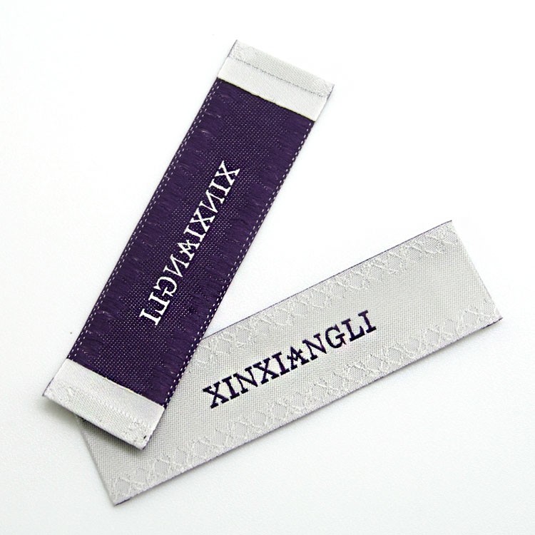 東莞廠家定做織嘜商標新款壓紋織標服裝輔料批發定制可來圖設計