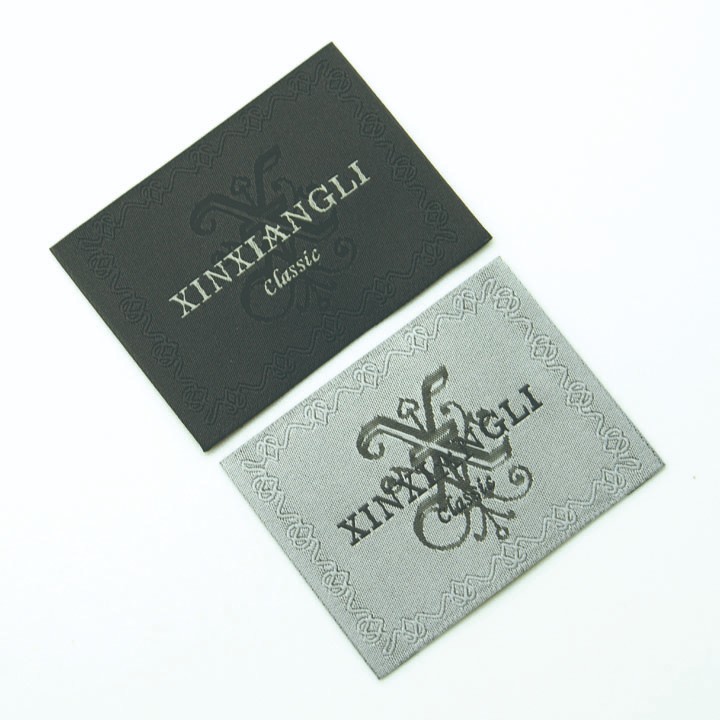 來圖設計新款服裝領標嘜頭 箱包鞋帽織嘜補丁貼 服裝輔料批發