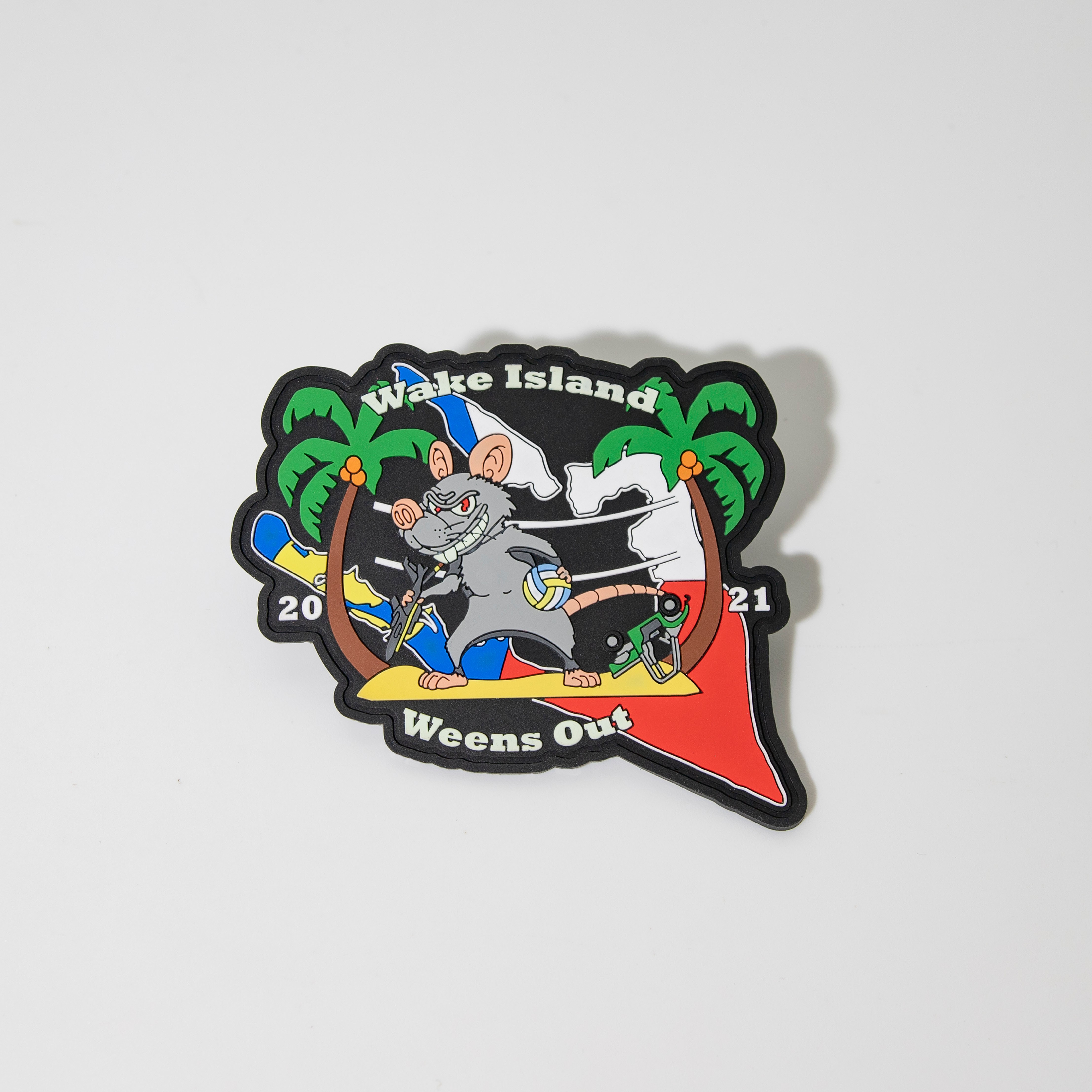 立體PVC膠章定做 卡通老鼠軟膠批發 服裝箱包輔料定制 可來圖設計