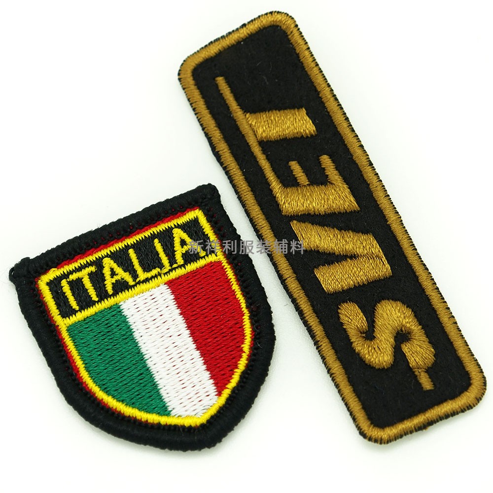 2022年新款背魔術貼繡花章定做廠家批發便攜補丁貼可來圖來樣定制